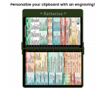 WhiteCoat Clipboard® - Army Green Pharmacy Edition